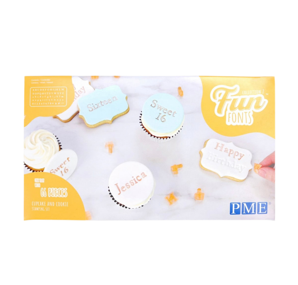 PME Fun Fonts Cupcakes and Cookies 2