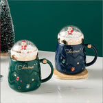 Christmas Cups with Snow Balls