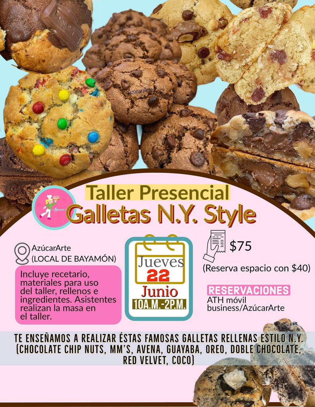 Taller: Galletas NY Style
