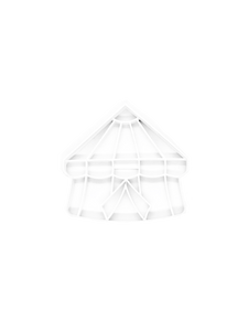 Circus Tent Cookie Cutter