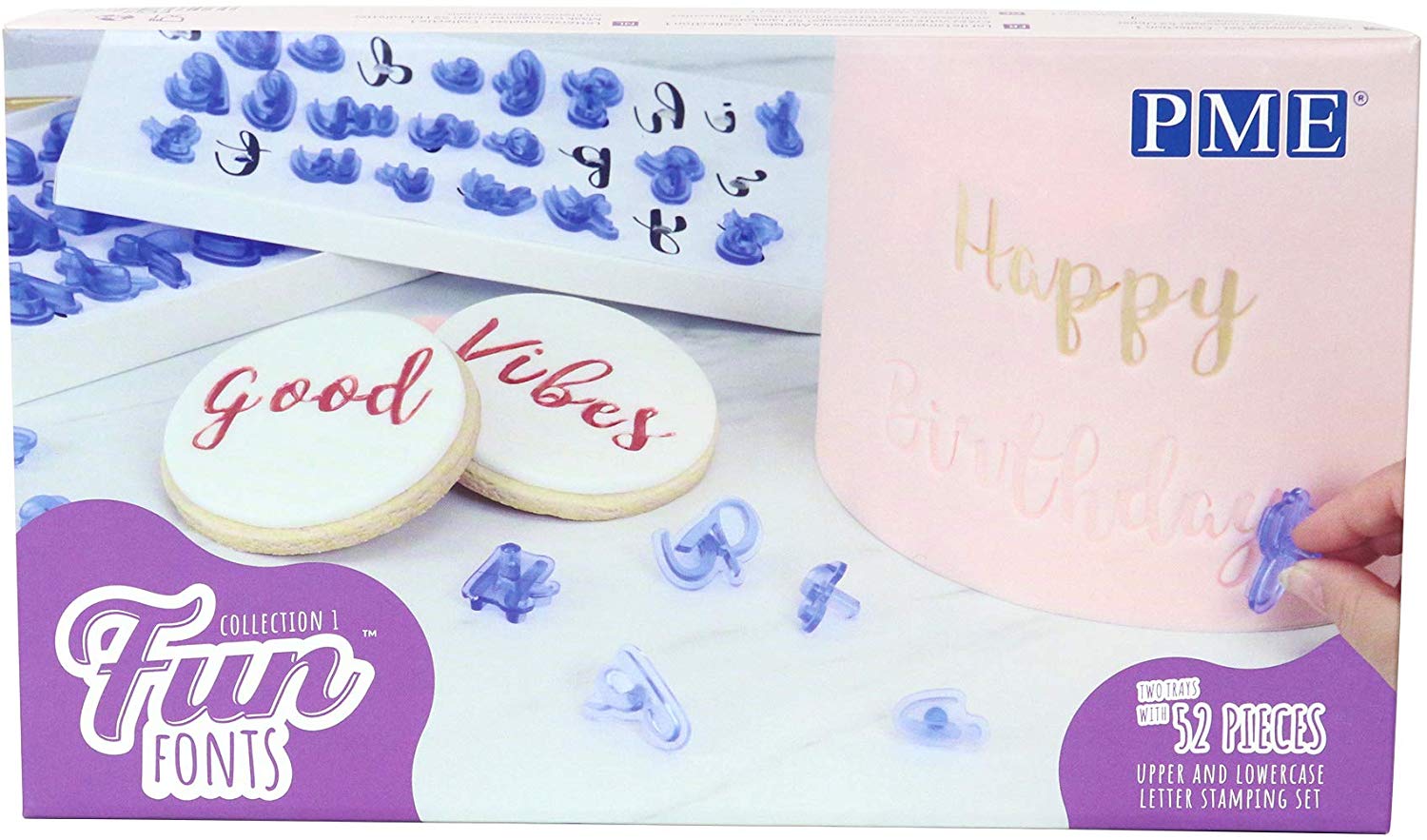 PME Fun Fonts Letter Stamping Set