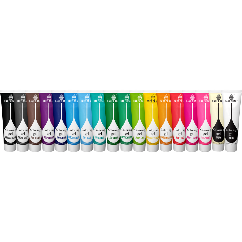 Cake Crafts Coloring Gel Tubes 30g