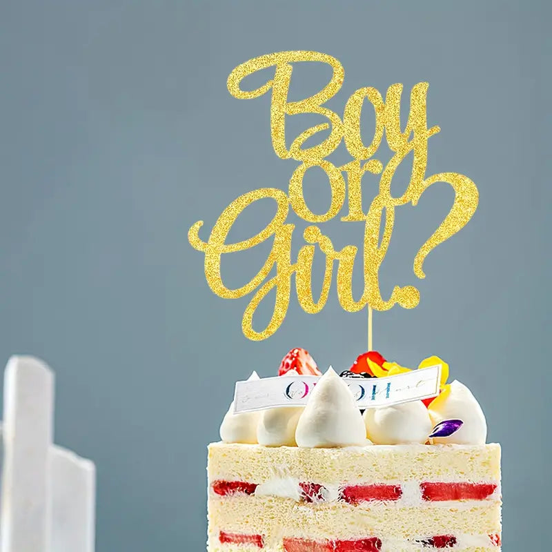 Boy Or Girl? Cake Toppers