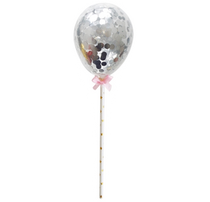 Glittery Cake Topper Balloons