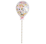 Glittery Cake Topper Balloons