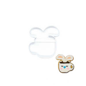 Bunny in a Cup Cookie Cutter