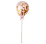Glittery Cake Topper Balloons