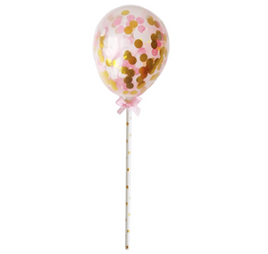 Glittery Cake Topper Balloons