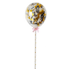 Glittery Cake Topper Balloons
