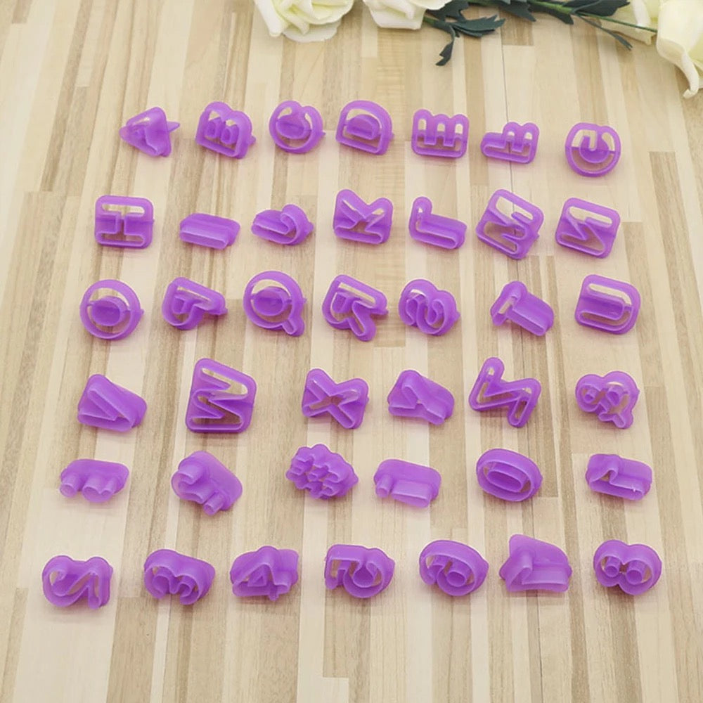 Letters Cutters Set Small 40PCS
