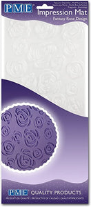 PME Impression Mat Fantasy Rose Design