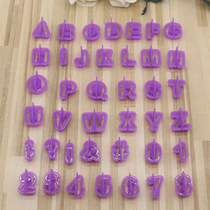 Letters Cutters Set Small 40PCS