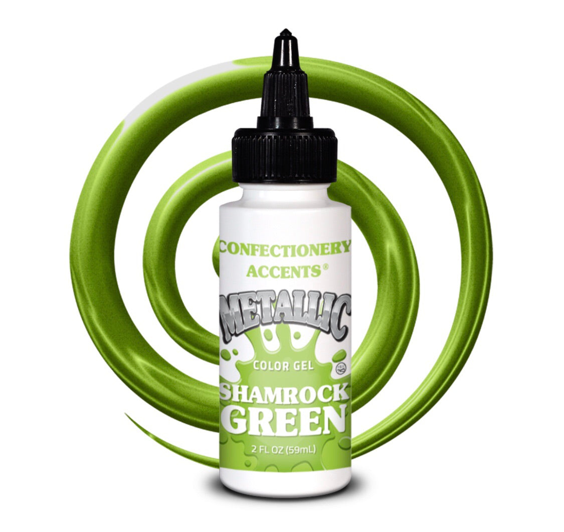 Confectionery Accents Metallic Gel Colors (11 Colors)