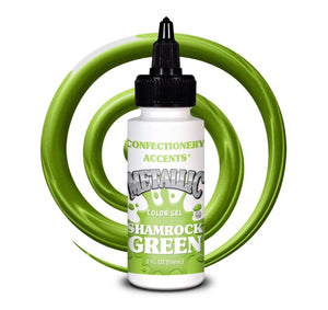 Confectionery Accents Metallic Gel Colors (11 Colors)