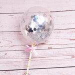 Glittery Cake Topper Balloons