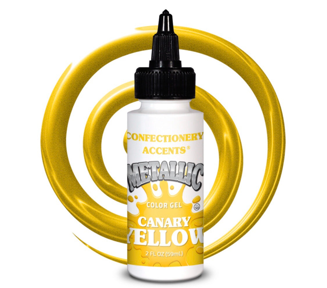 Confectionery Accents Metallic Gel Colors (11 Colors)