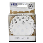 PME Polka Dot Trimmed Foil Lined Baking Cups 30 PCS) (3 Colors)