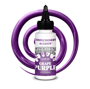 Confectionery Accents Metallic Gel Colors (11 Colors)