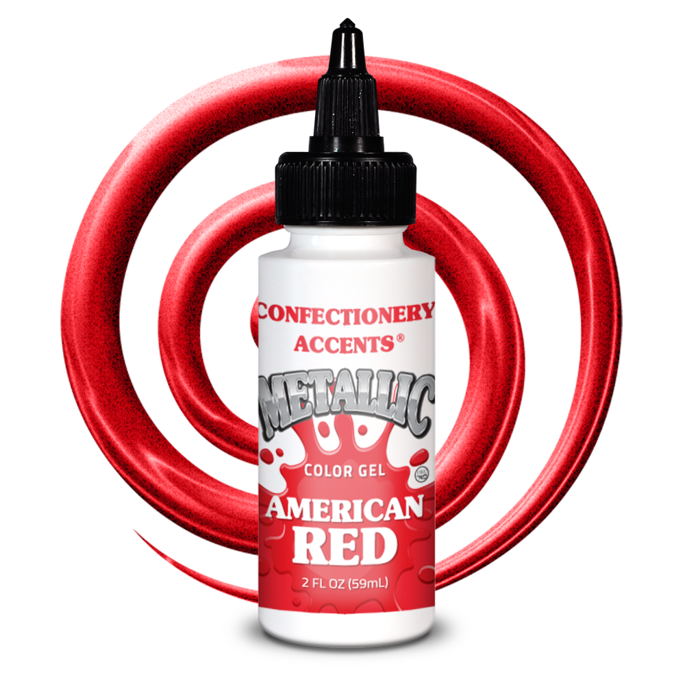 Confectionery Accents Metallic Gel Colors (11 Colors)