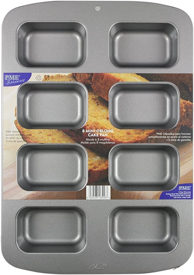 PME 8 x 12-Inch Oblong Cake Pan