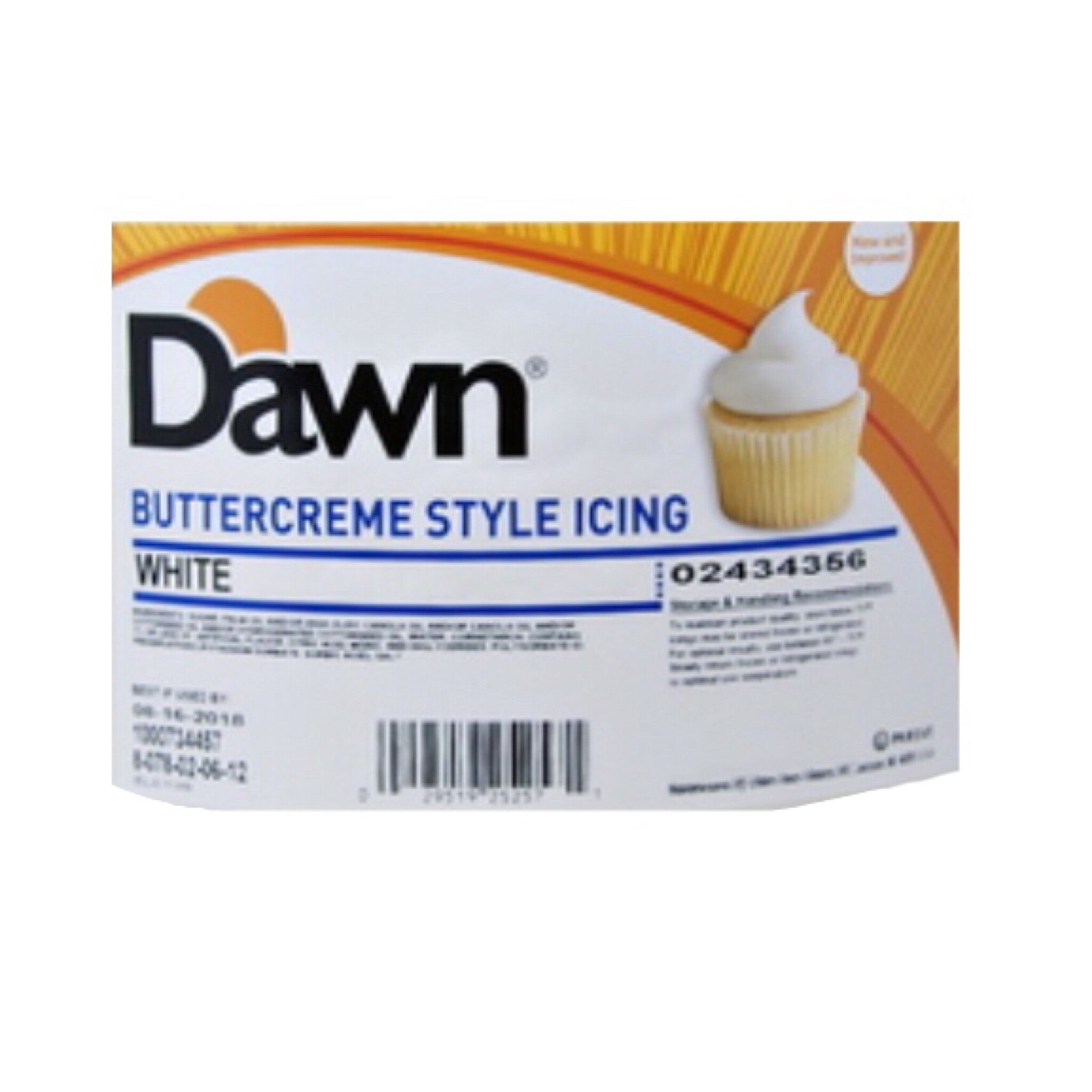 Dawn White Buttercreme Style Icing (2 Sizes)