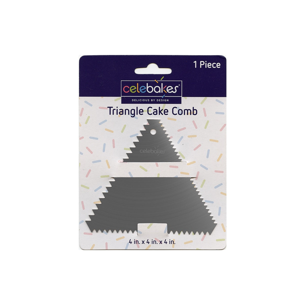 Celebakes Stainless Steel Triangle Cake Comb