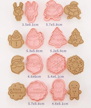 Christmas Cookie Cutter Set 8pcs