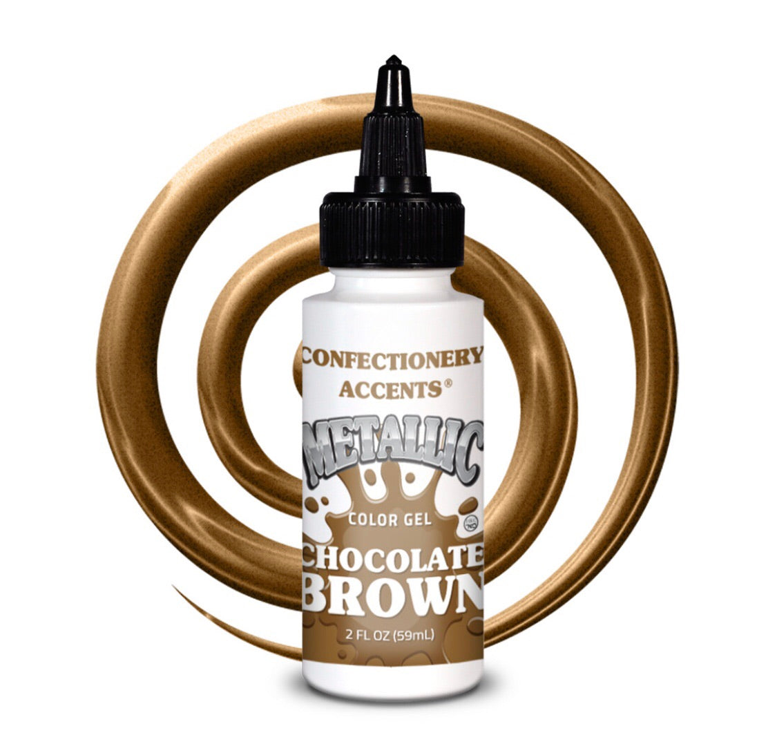Confectionery Accents Metallic Gel Colors (11 Colors)