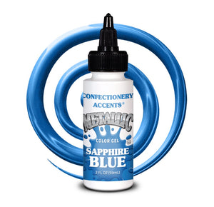 Confectionery Accents Metallic Gel Colors (11 Colors)
