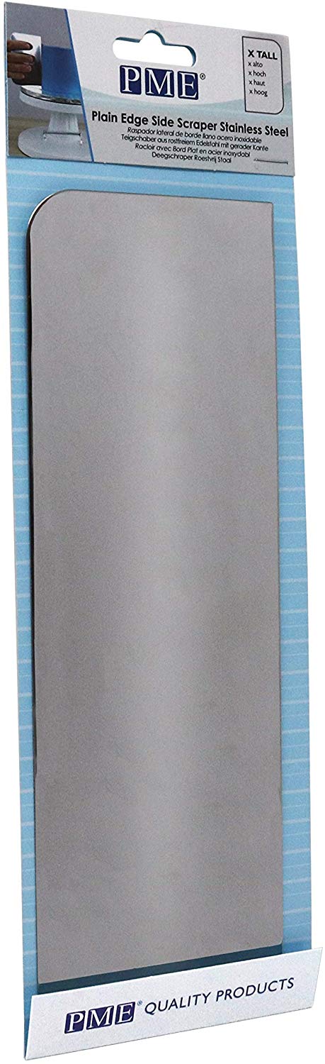 PME Plain Edge Side Scrapper Stainless Steel X Tall